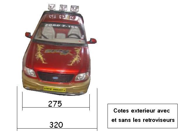 Dimensions des carrosseries 1/6 New Bright Cotes_F-150_Face