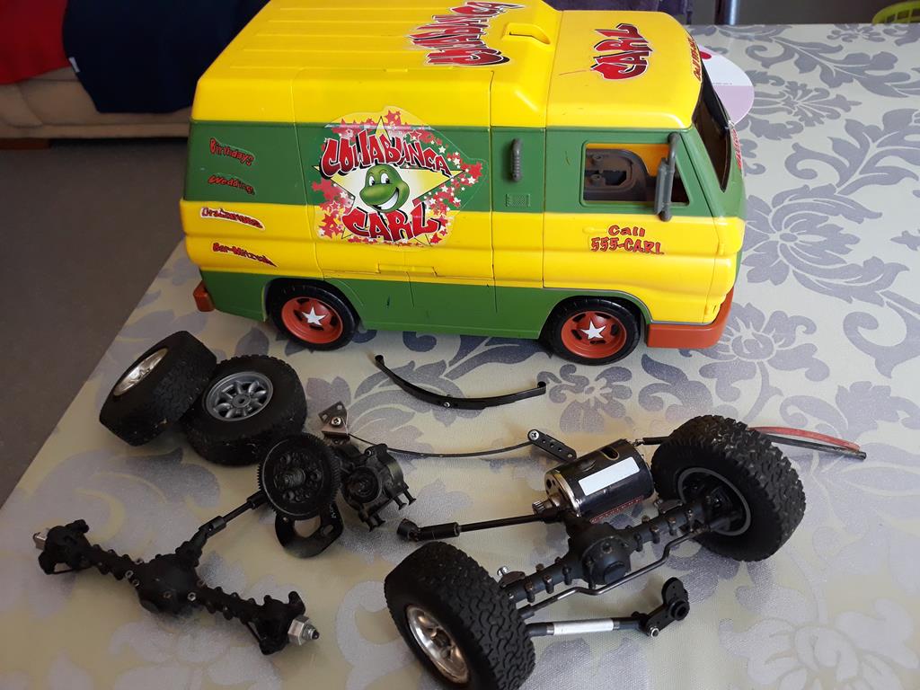 Dodge A100 4x4 - Pont SDI et trans axial 001