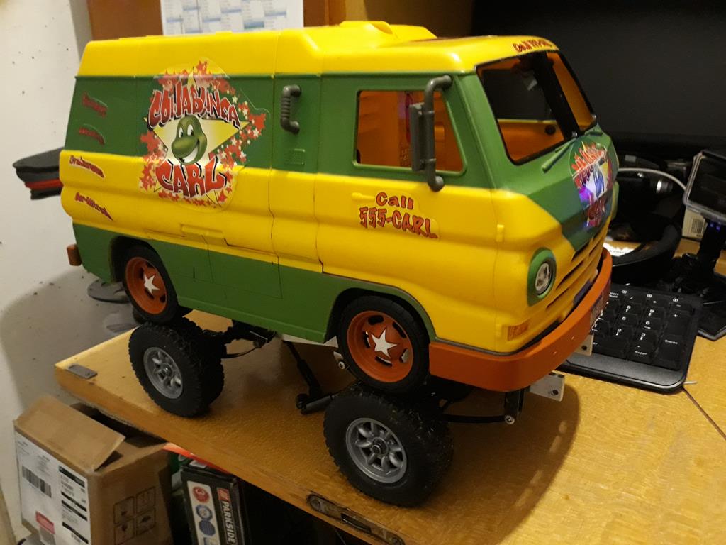 Dodge A100 4x4 - Pont SDI et trans axial 010
